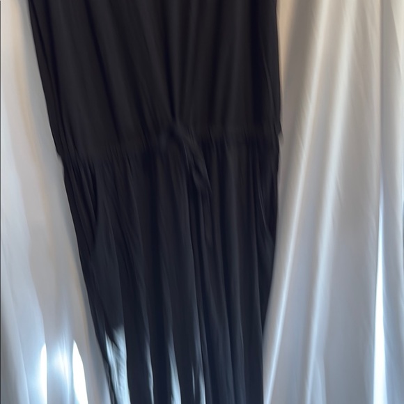 Black Wide-Leg Spaghetti Strap Jumpsuit – Size L – NWOT - Picture 6 of 8